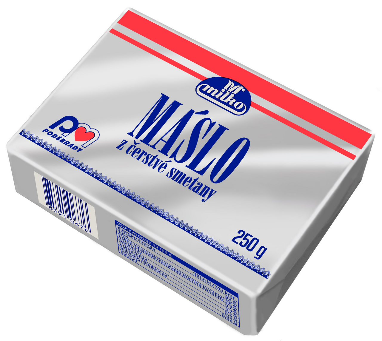 milko Máslo chlaz. 40 x 250 g