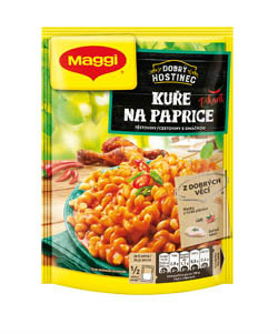 Maggi Dobrý Hostinec Kuře na paprice pikant Těstoviny s omáčkou 146 g