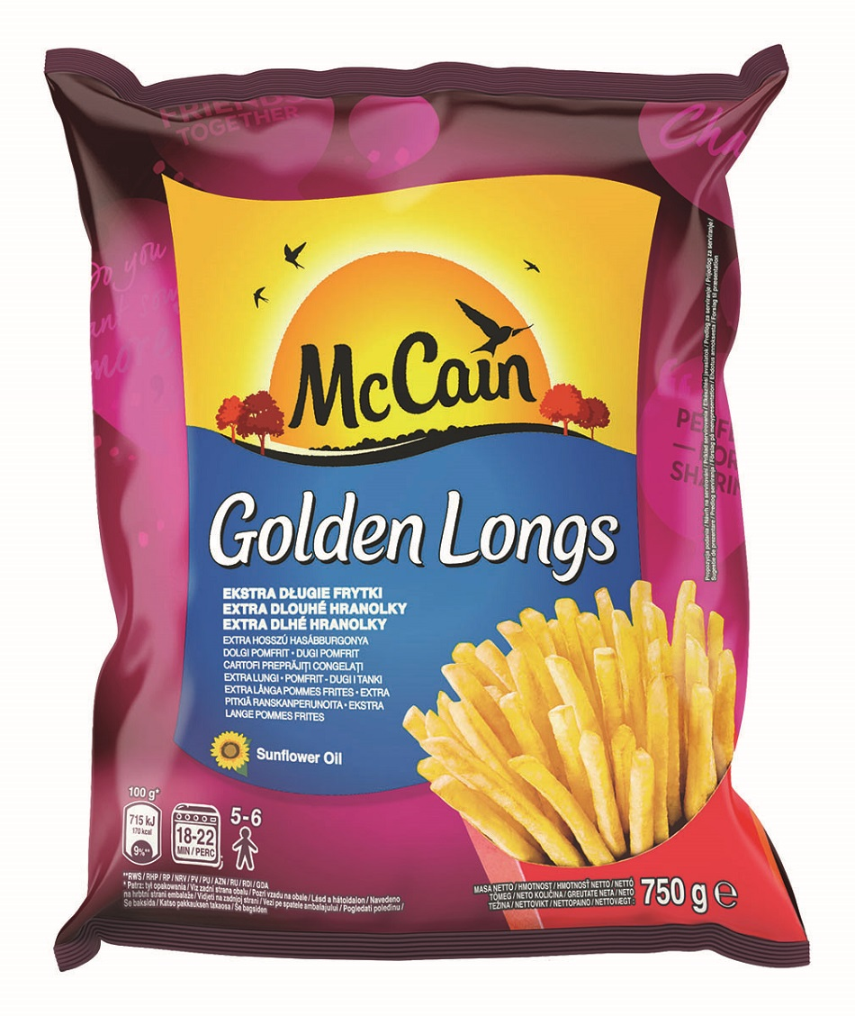 McCain Golden Longs hranolky mraž. 12 x 750 g