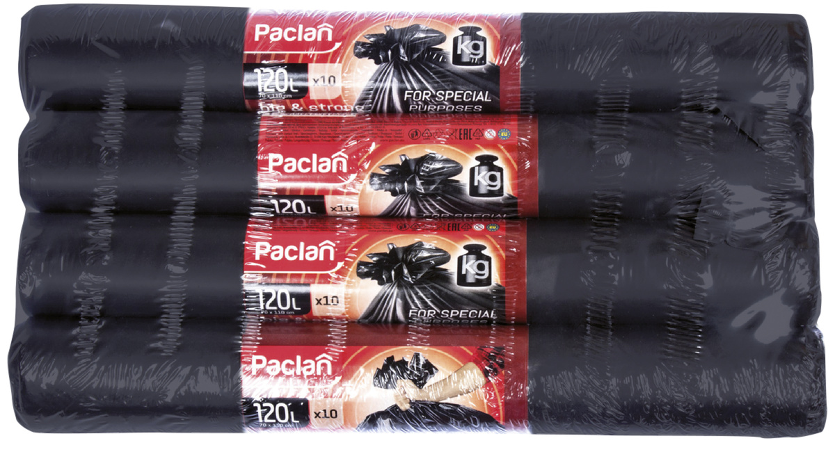 Paclan Pytle na odpad Extra silné 120 l 4 x 10 ks