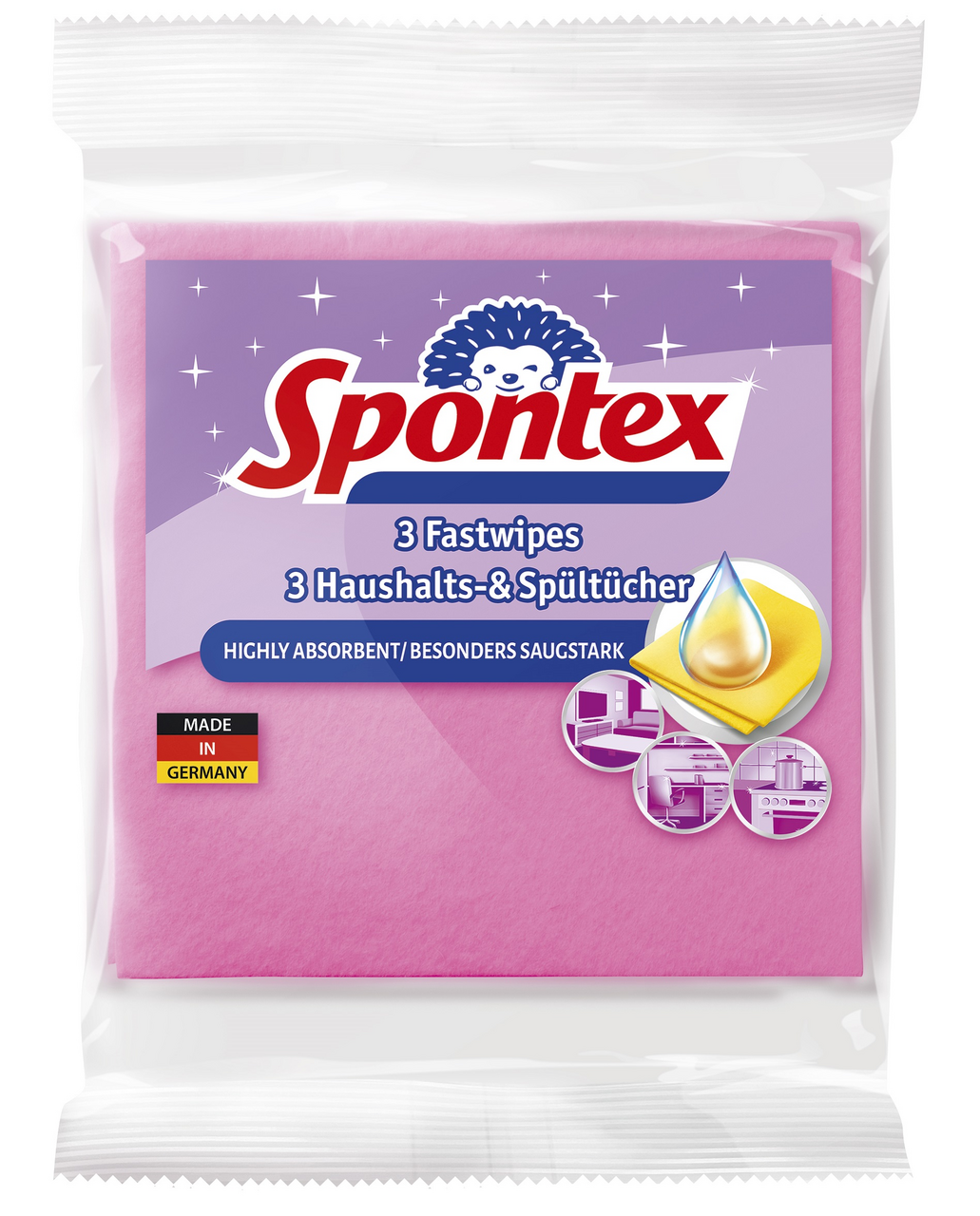 Spontex Fast Wipes Rychloutěrka 3 ks