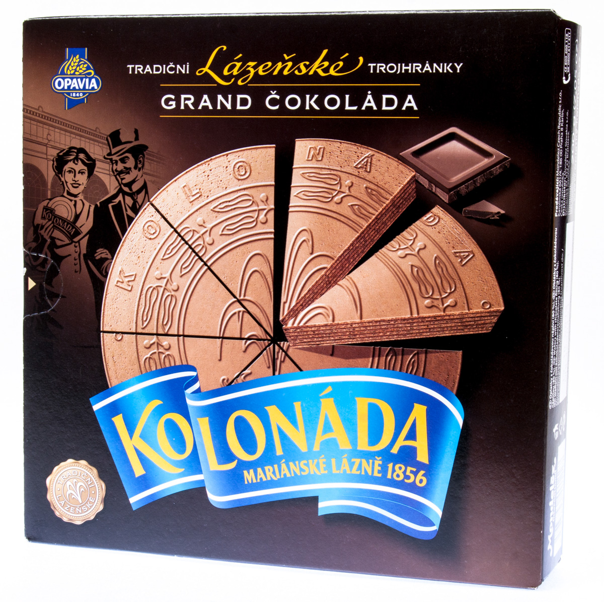 OPAVIA Tradiční lázeňské trojhránky Grand čokoláda 200 g