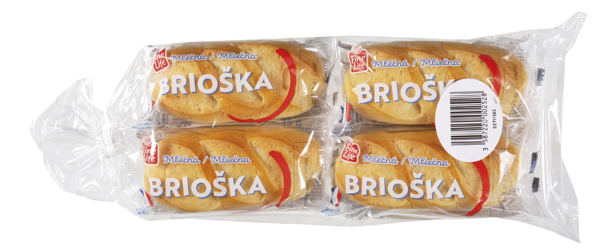 Fine Life Briošky mléčné 8 x 35 g