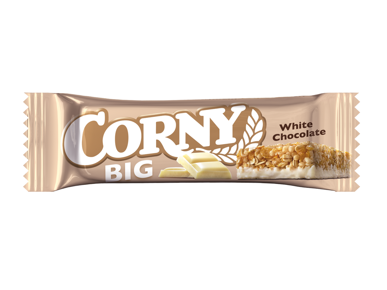 CORNY Big White müsli tyčinka s bílou čokoládou 24 x 40 g