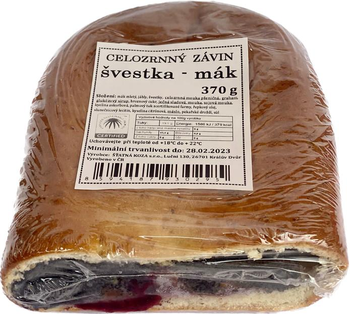 Závin švestka mák 300 g