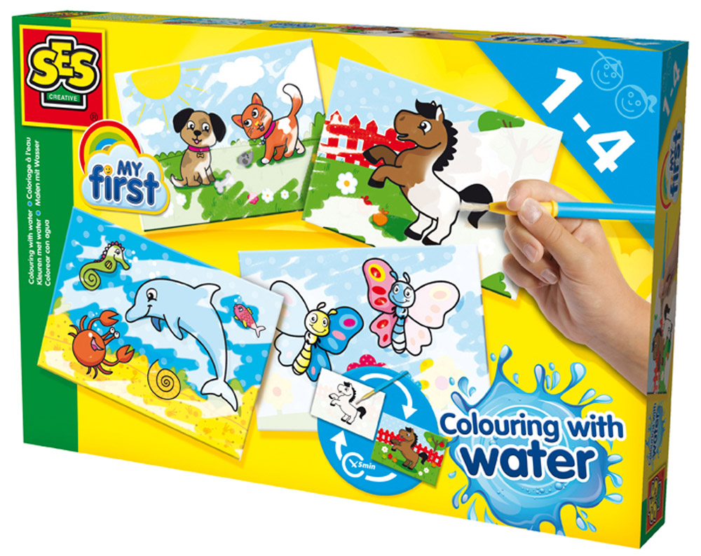SES První malování štětcem a vodou 1-4 roky 1 ks