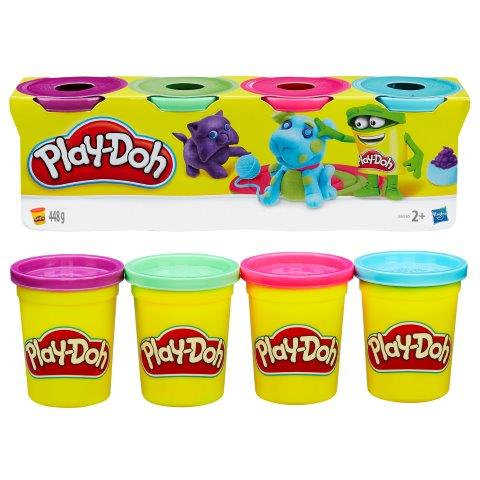 Sada modelovacích hmot Kelímky samostatné Play Doh Hasbro 4 ks