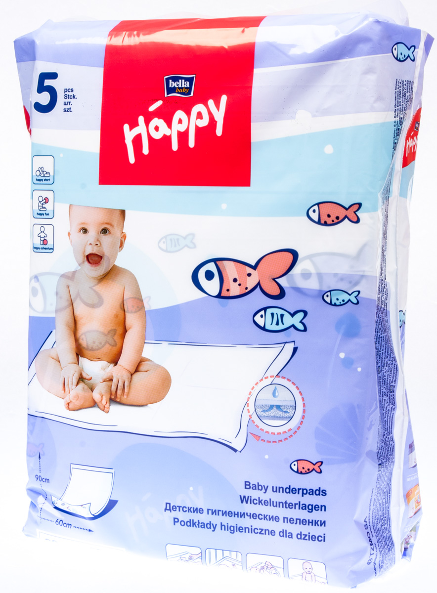 bella Happy podložky 90 x 60 cm 5 ks