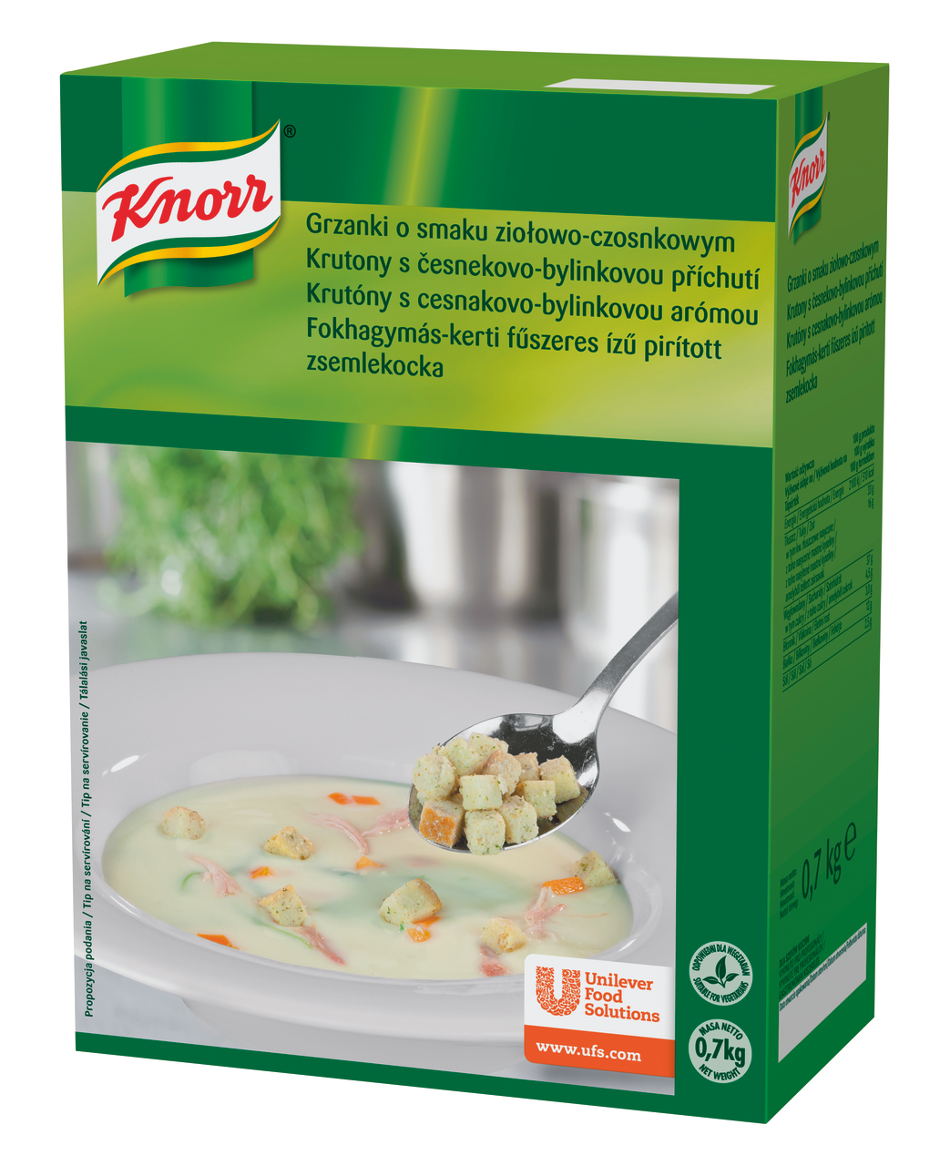 Knorr Krutóny česnekovo-bylinkové 700 g