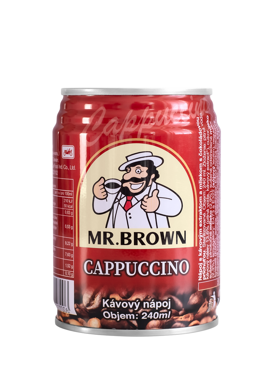 MR.BROWN Ledová káva Cappuccino 6 x 240 ml