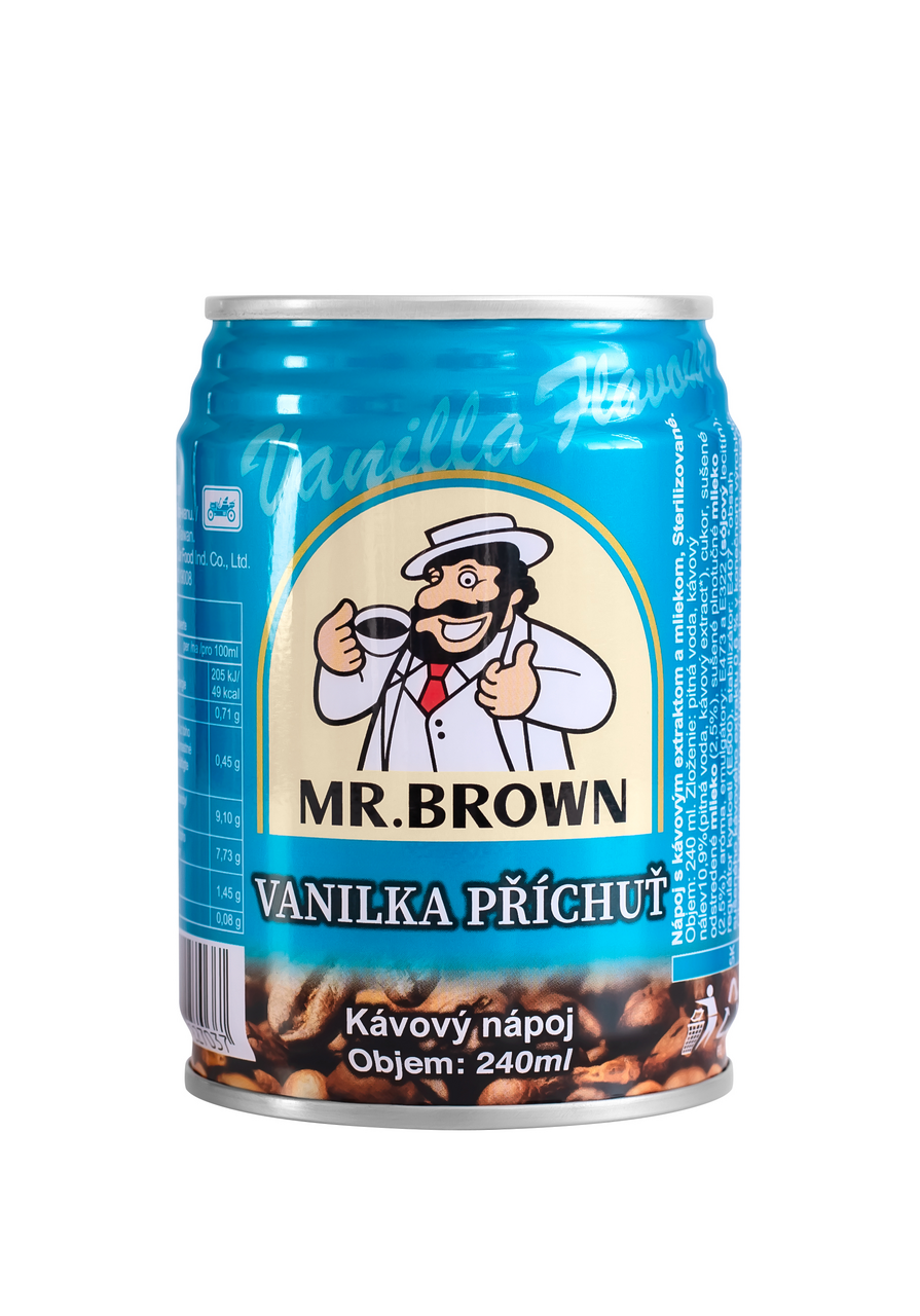 MR.BROWN Ledová káva Vanilla 6 x 240 ml