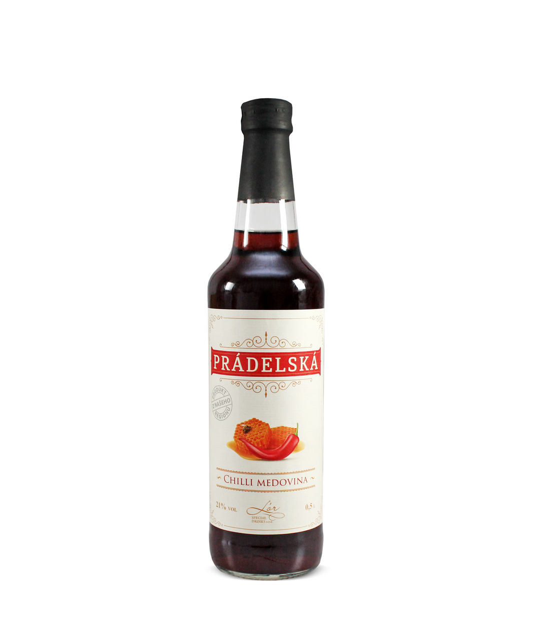 Prádelská Chilli medovina 21% 12 x 500 ml