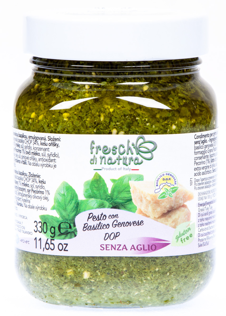 Pesto Con Basilico Genovese bez česneku chlaz. 330 g