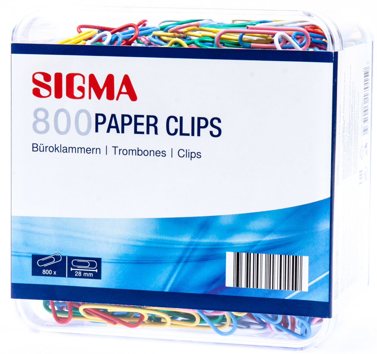 SIGMA Sponky kancelářské 28 mm 800 ks