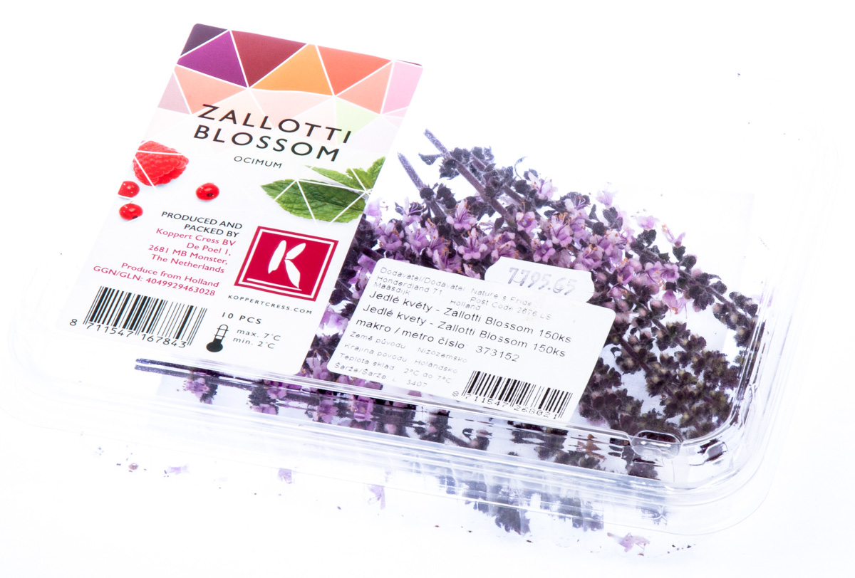 Jedlé květy Zallotti Blossom chlaz. 150 ks