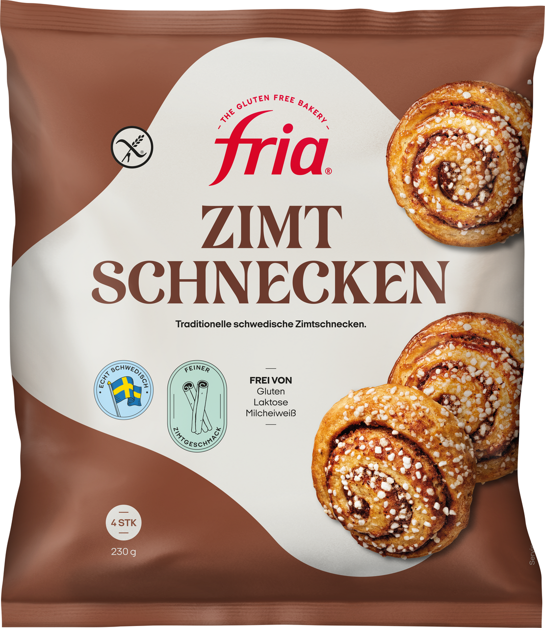 fria Šnek skořicový bezlepkový mraž. 4 x 57,5 g