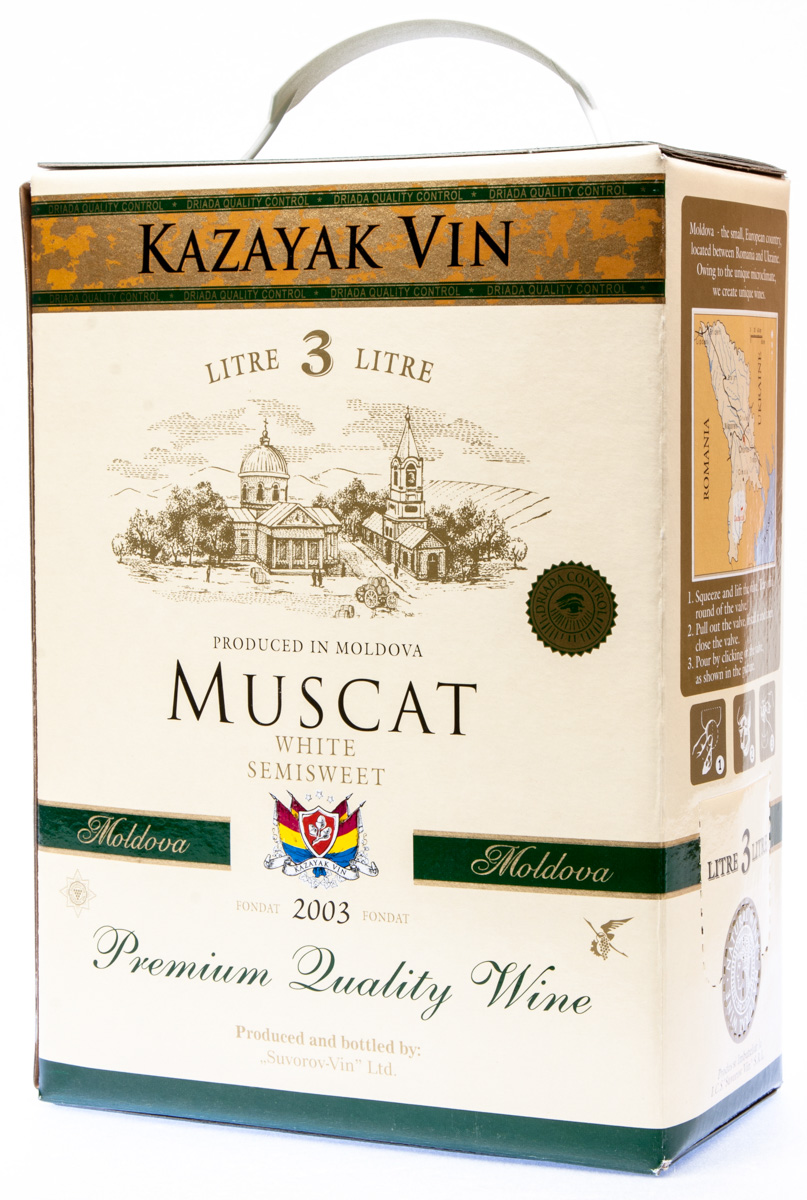 KAZAYAK VIN Muscat 3 l BiB