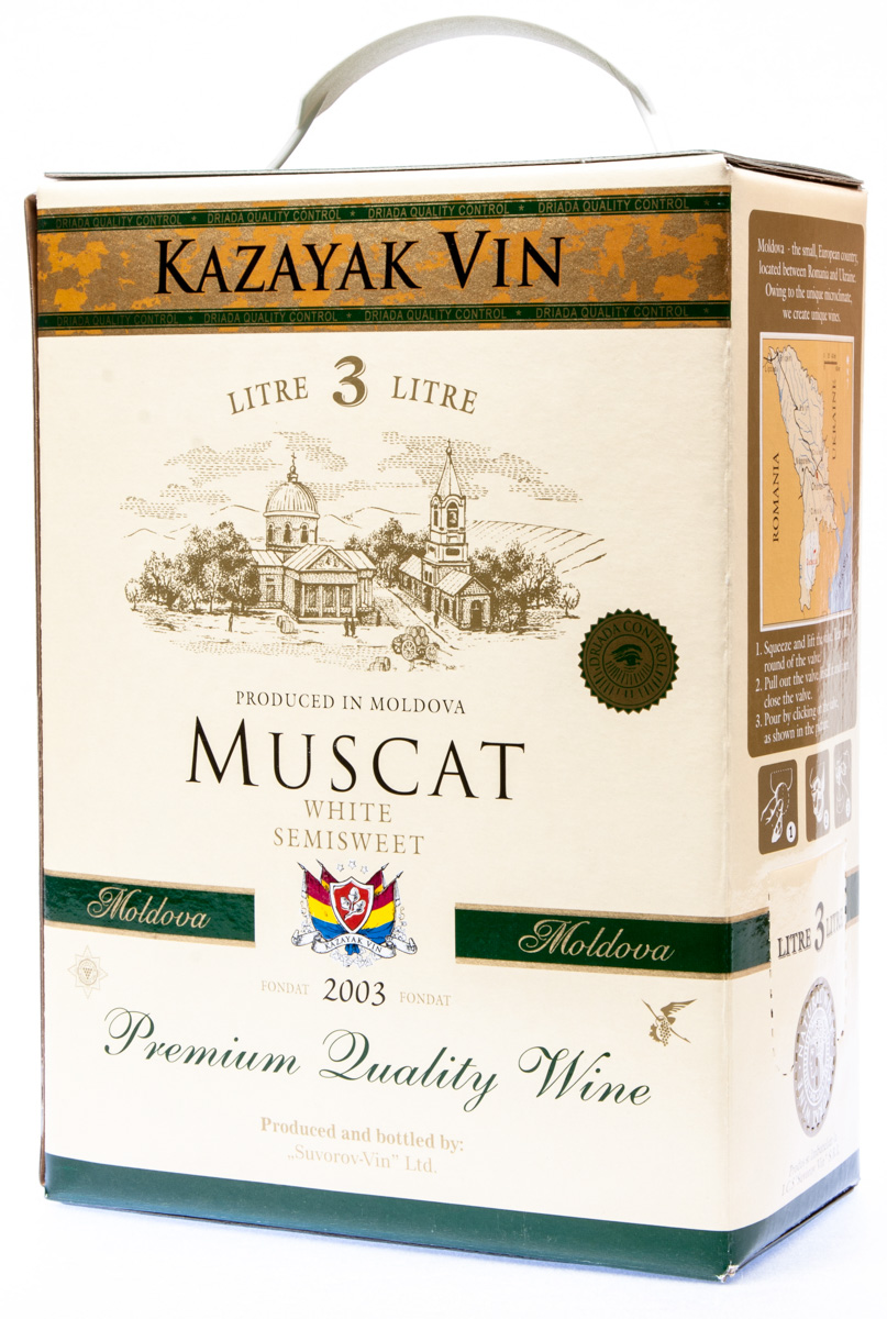 KAZAYAK VIN Muscat 3 l BiB