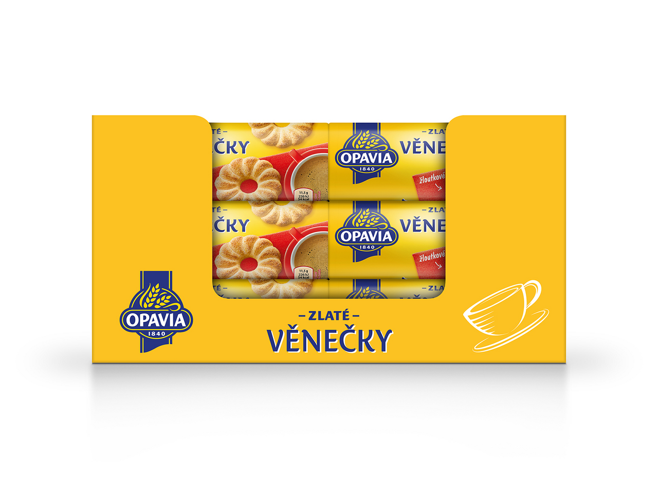 OPAVIA Zlaté věnečky žloutkové 12 x 150 g