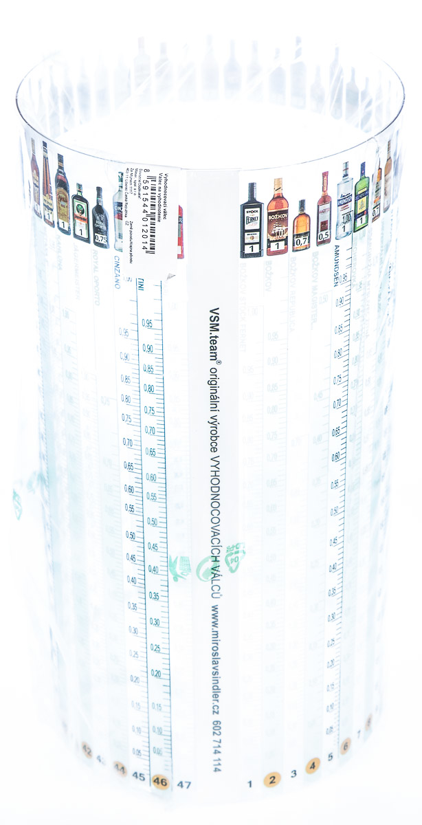 Válec vyhodnocovací na 45 druhů 1 ks