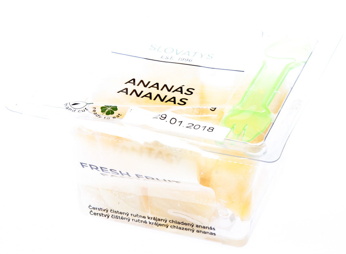 Salát ovocný ananas krájený chlaz. 150 g