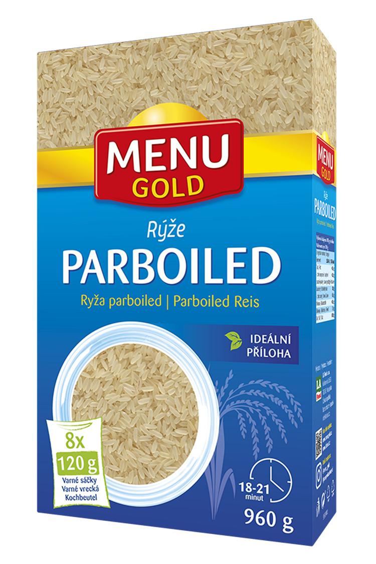 MENU GOLD Rýže parboiled varné sáčky 960 g
