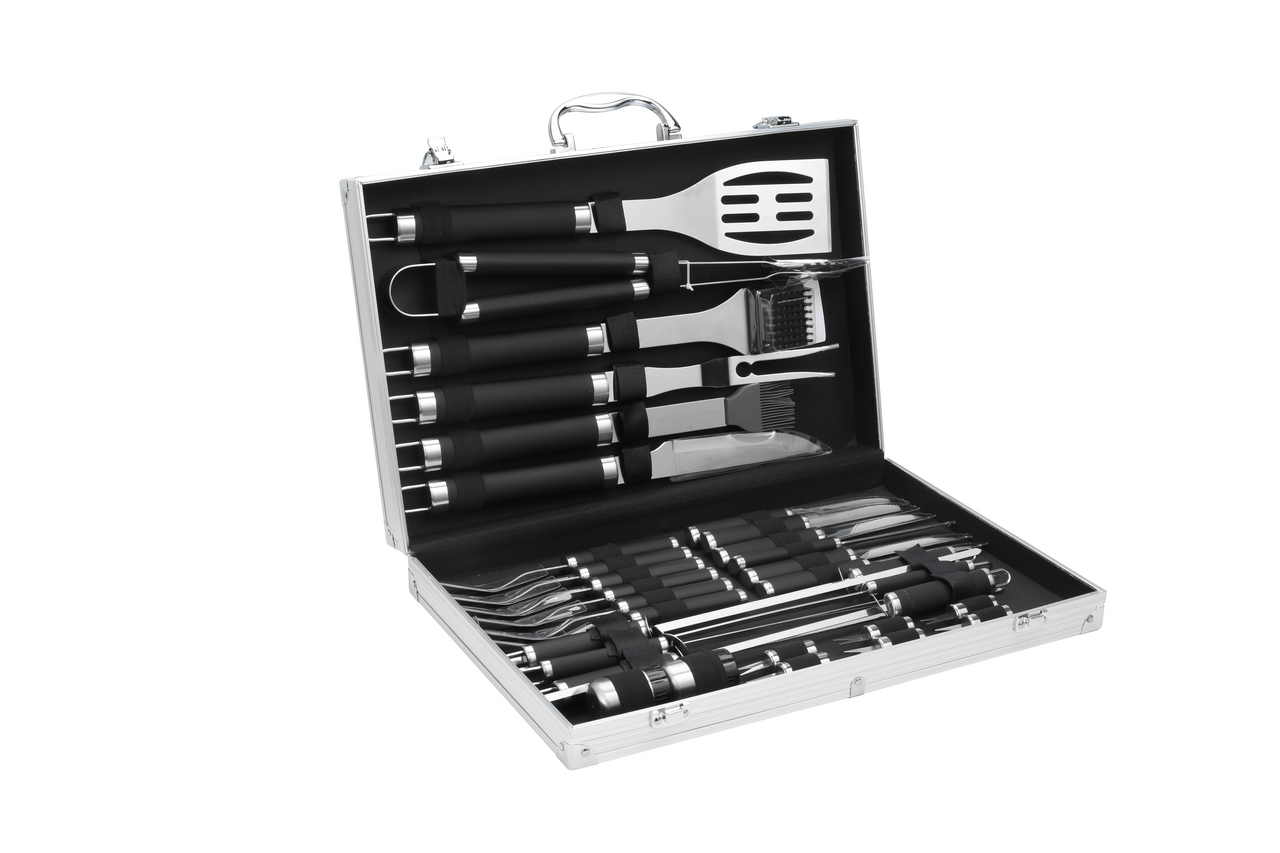 Tarrington House Kufřík s grilovacím náčiním BBQ 33dílný 1 ks