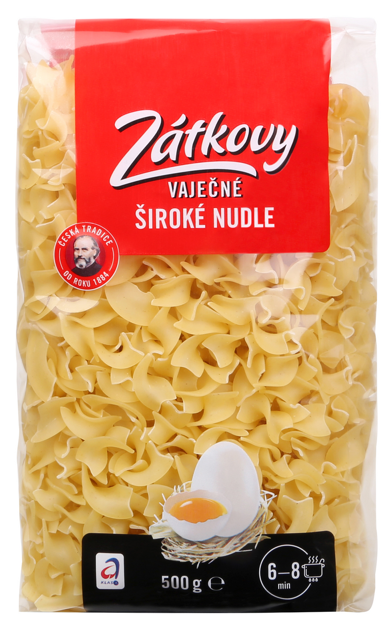 Zátkovy těstoviny Nudle široké vaječné 10 x 500 g