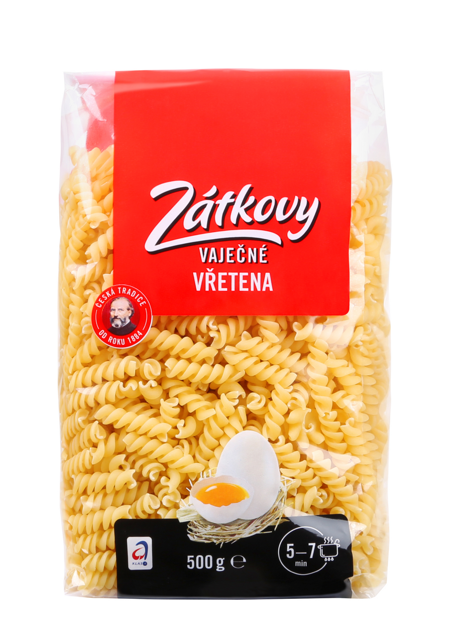 Zátkovy těstoviny Vřetena vaječná 10 x 500 g