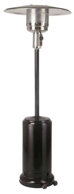 MEVA Ohřívač terasový venkovní Etna černý 1 ks