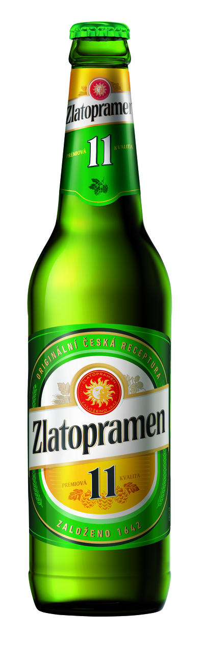 Zlatopramen Pivo 11° světlý ležák 20 x 500 ml vratná láhev