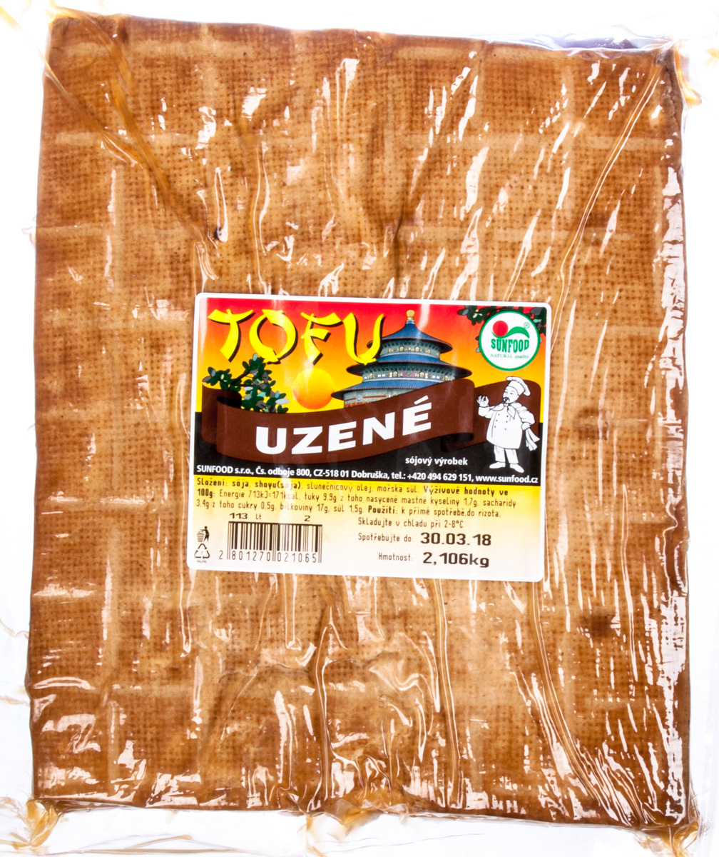 Tofu uzené chlaz. váž. cca 1,8 kg