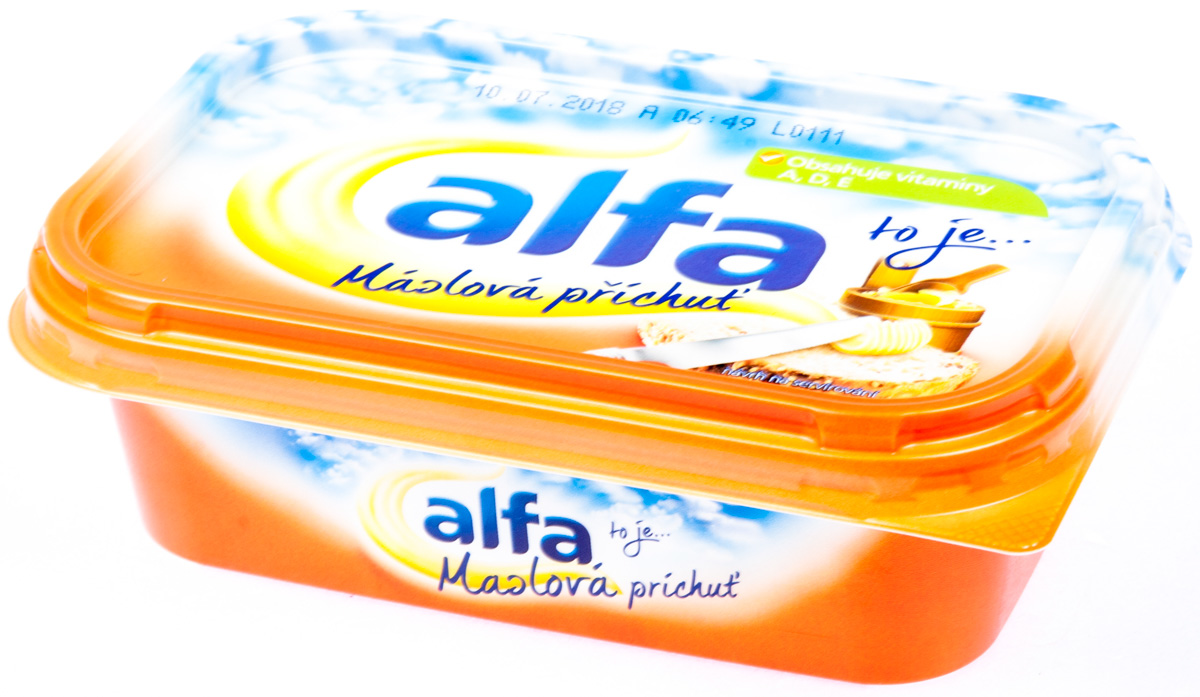 Alfa Máslová rostlinný margarín chlaz. 250 g