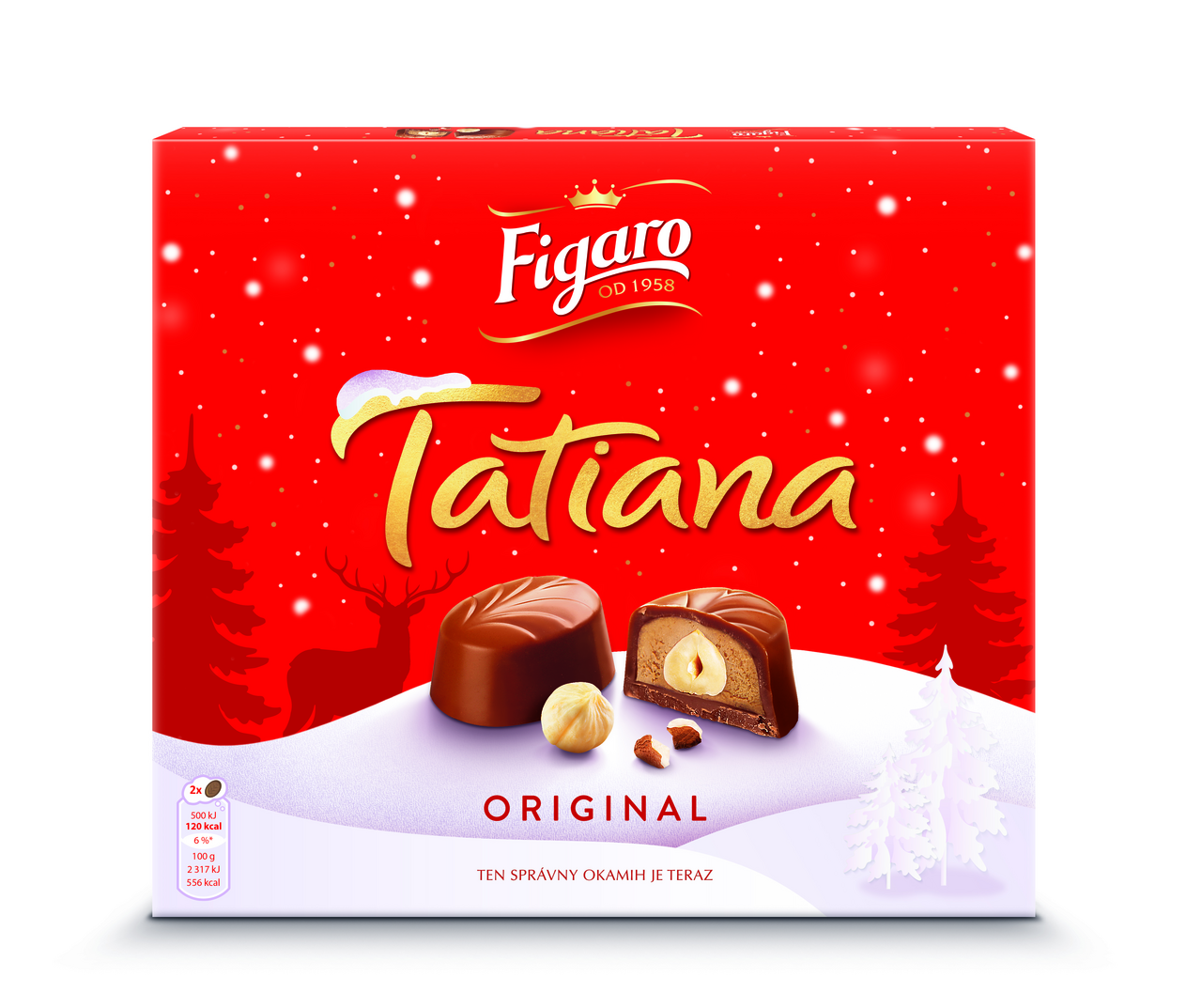 Figaro Tatiana bonboniéra mléčná čokoláda 172 g