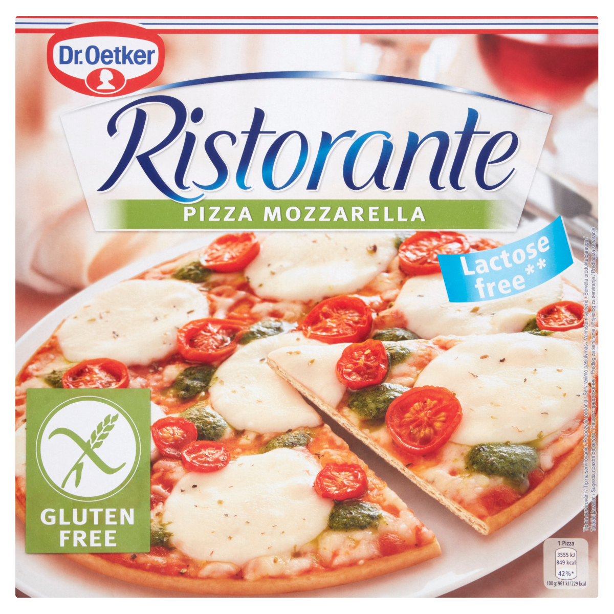 Ristorante Pizza mozzarella bezlepková mraž. 7 x 370 g