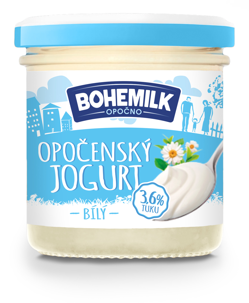  BOHEMILK Opočenský jogurt bílý 3,6 % tuku chlaz. 10 x 150 g