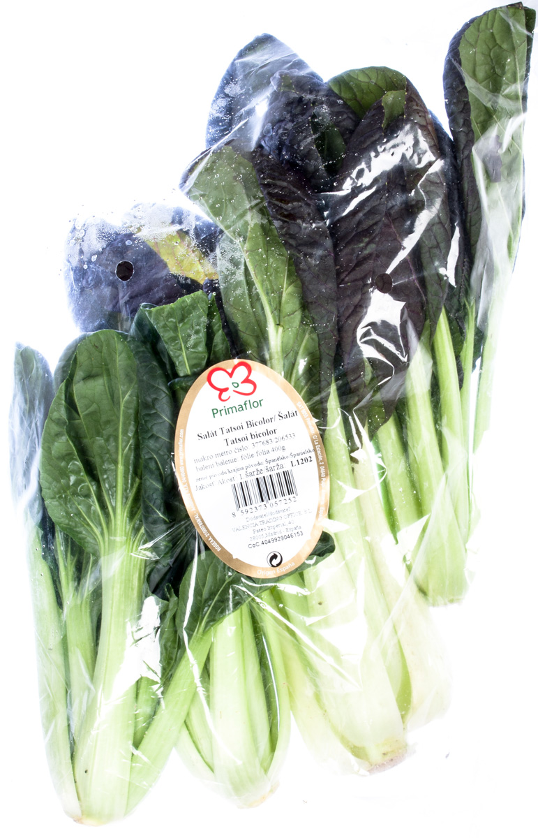 Salát Tatsoi Bicolor 400 g čerstvý 1 ks