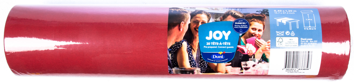 Duni Ubrus v roli 0,4 x 24 m bordeau 1 ks