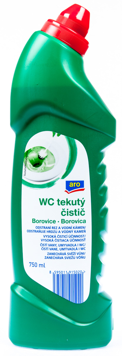 aro Čistič WC tekutý borovice 3 x 750 ml