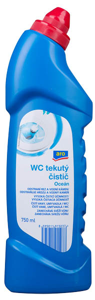 aro Čistič WC tekutý oceán 3 x 750 ml