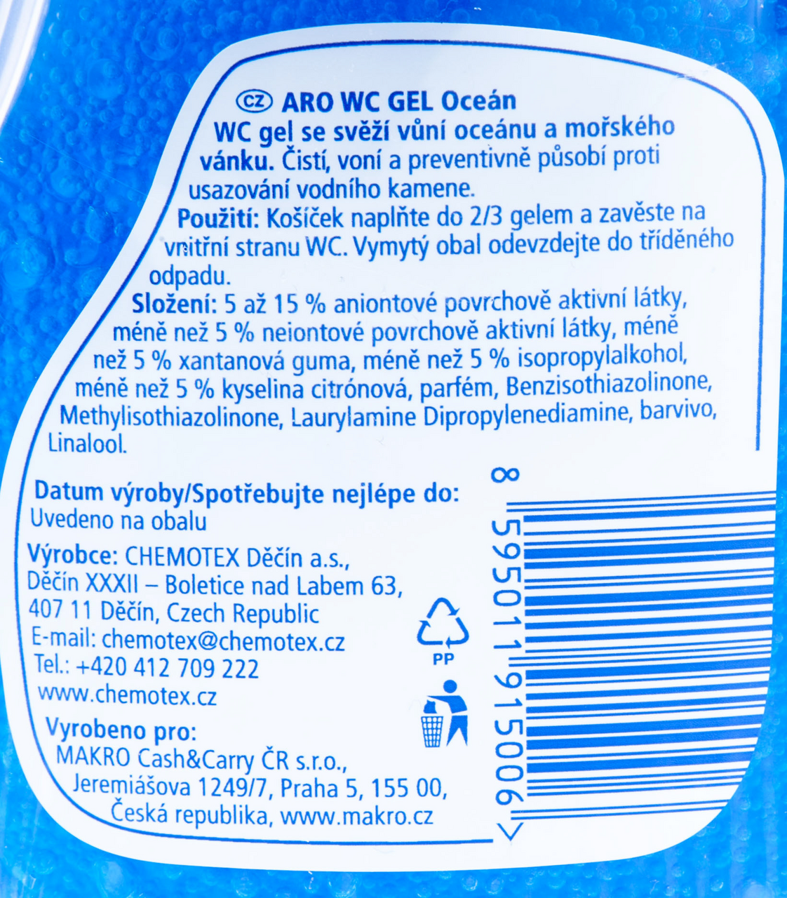 aro WC gel oceán 2 x 400 ml