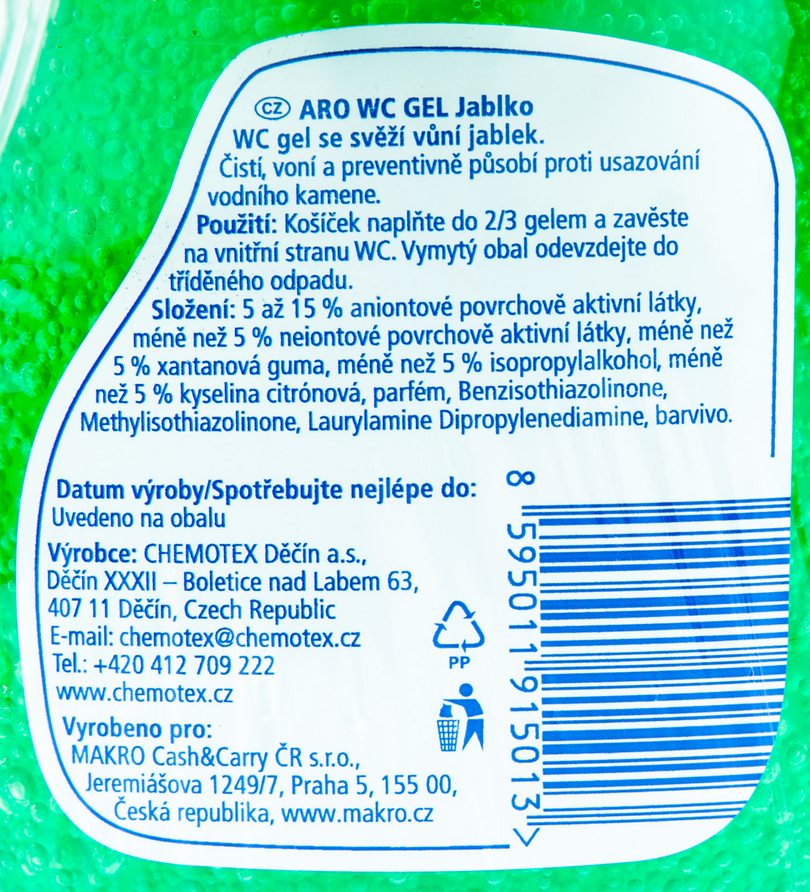 aro WC gel jablko 2 x 400 ml