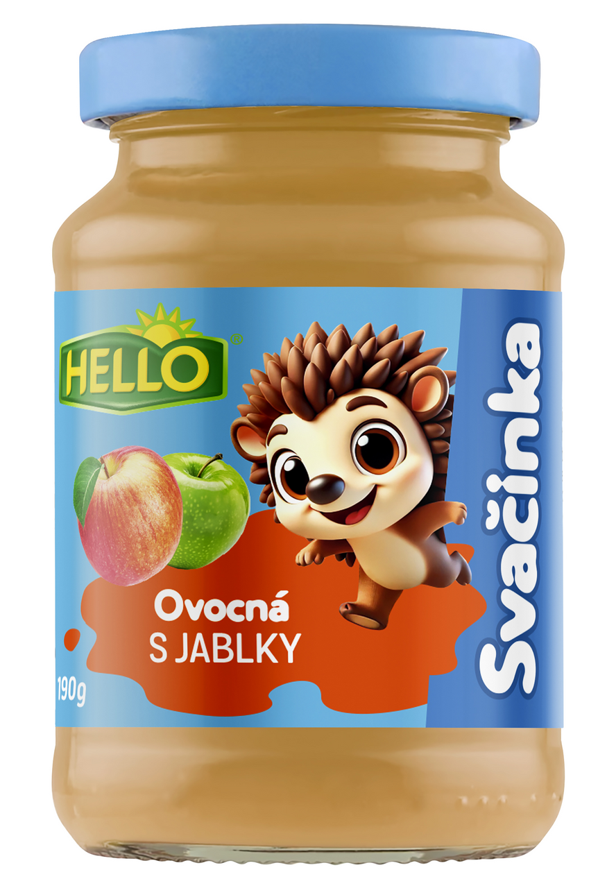 HELLO Svačinka jablko 10 x 190 g sklo
