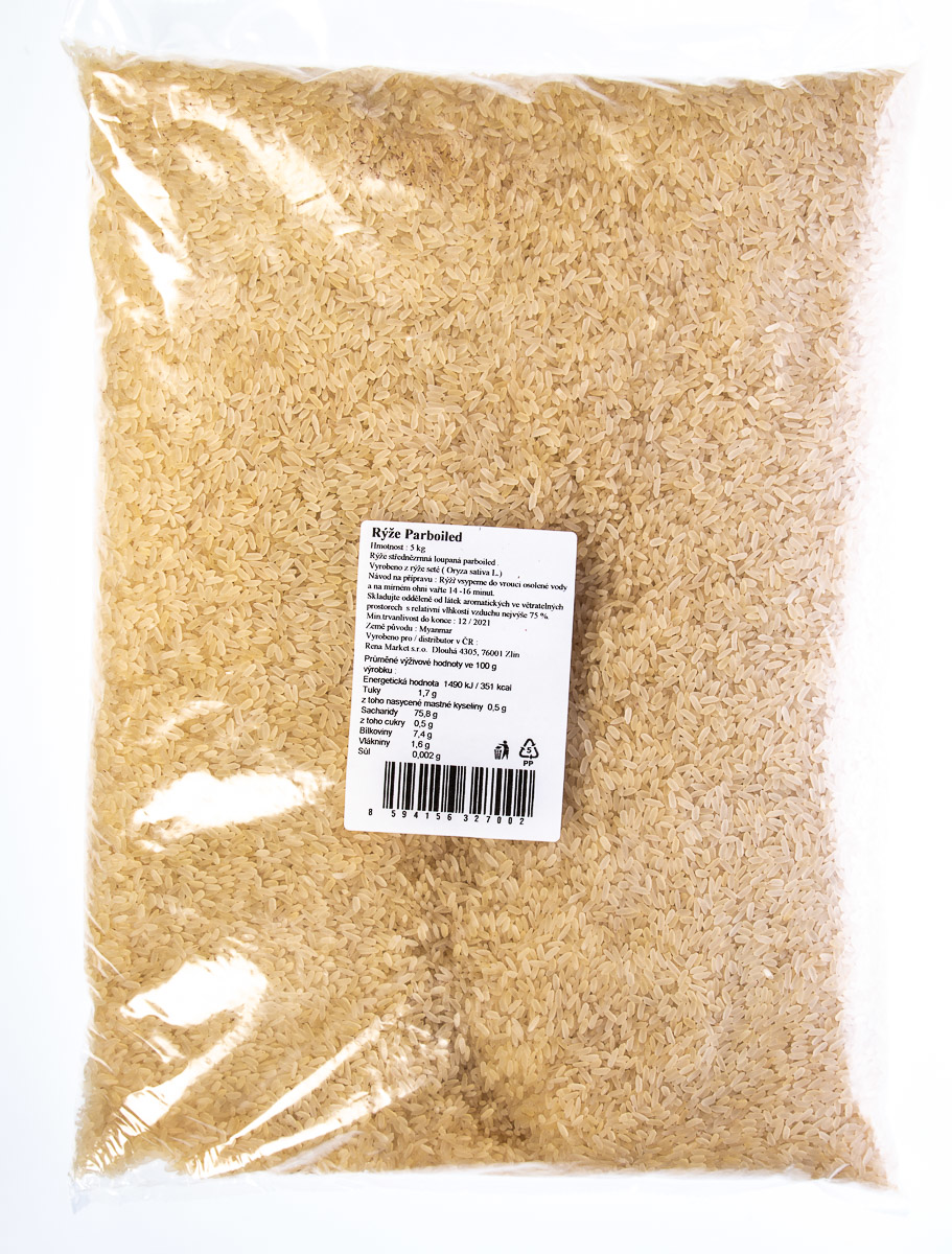 Rýže dlouhozrnná parboiled 5 kg