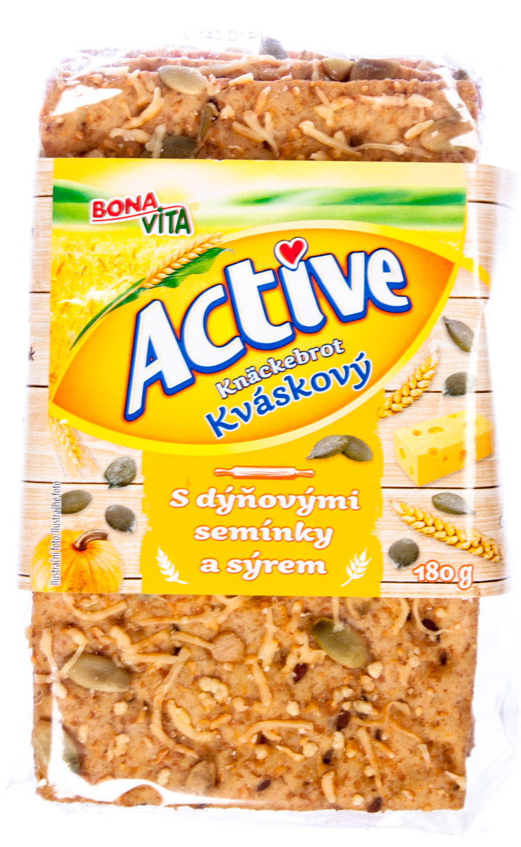 BONAVITA Knackebrot dýňové semínko/sýr 180 g