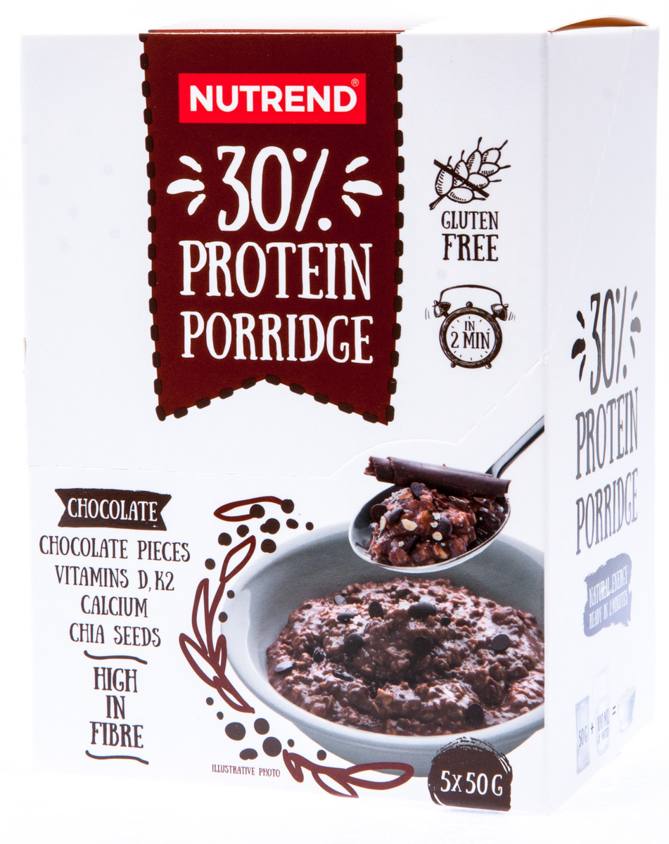 Nutrend Kaše proteinová čokoládová 5 x 50 g