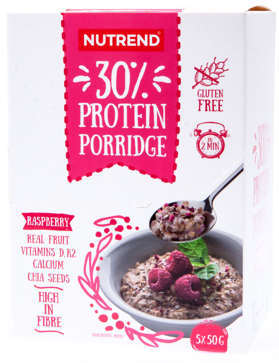 Nutrend Kaše proteinová malinová 5 x 50 g