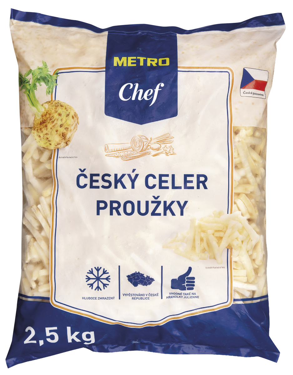 METRO Chef Český celer proužky mraž. 2,5 kg
