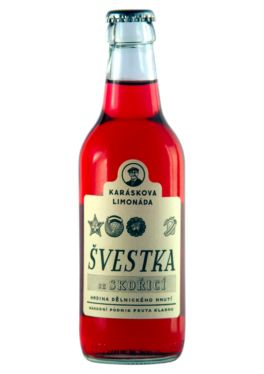 KARÁSKOVA LIMONÁDA švestka se skořicí 330 ml