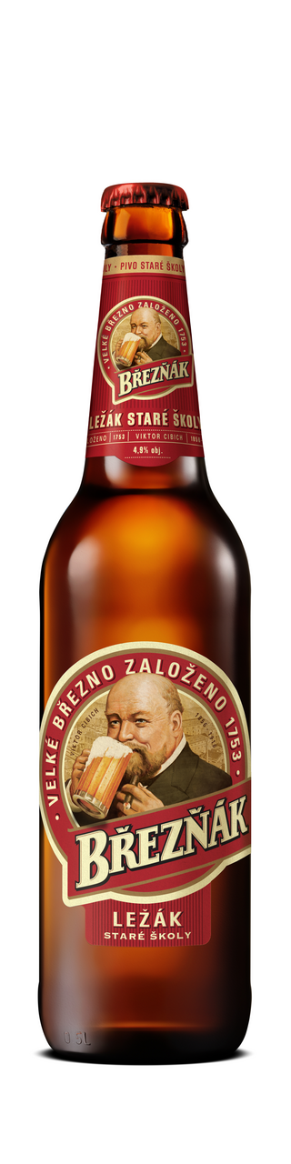 BŘEZŇÁK ležák staré školy pivo 20 x 500 ml vratná láhev